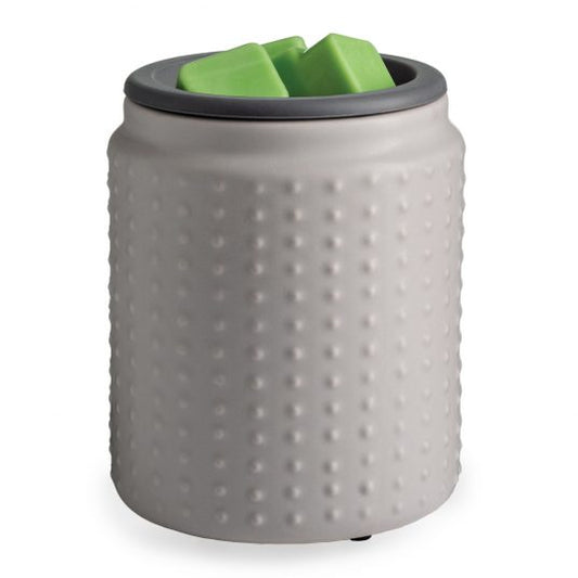 Gray Hobnail Flip Dish Warmer